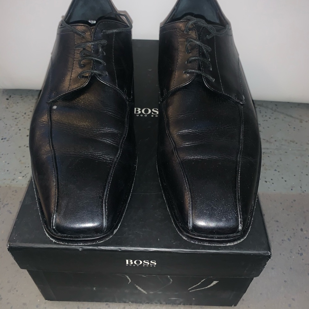 Huego Boss Dress Shoes Black